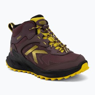 Children's trekking boots KEEN Zionic Mid Wp huckleberry/mango mint