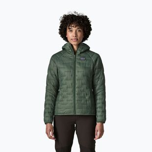 Women's insulated jacket Patagonia Micro Puff Hoody canopy green