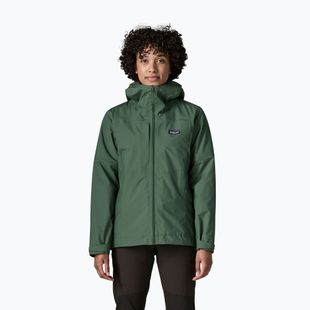 Women's rain jacket Patagonia Insulated Boulder Fork Rain canopy green