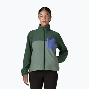 Women's fleece sweatshirt Patagonia Micro D Patch Pocket cover green