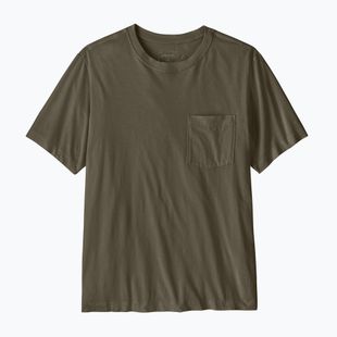 Men's T-shirt Patagonia Daily Pocket Tee basin green
