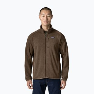 Men's trekking sweatshirt Patagonia Better Sweater Fleece marlow brown rib knit