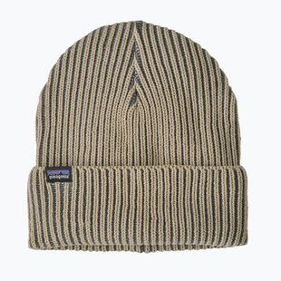 Winter hat Patagonia Fishermans Rolled Beanie contrast stripe: weathered stone