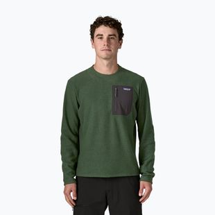Men's sweatshirt Patagonia R1 Air Crew treeline green