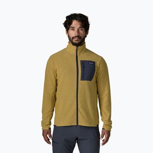 Men's fleece sweatshirt Patagonia R1 Air lynx tan