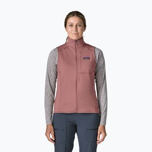 Women's gilet Patagonia R1 moonrise taupe