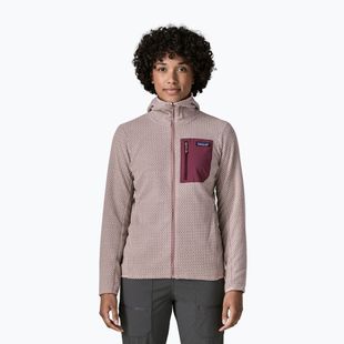 Women's fleece sweatshirt Patagonia R1 Air Full-Zip Hoody stingray mauve