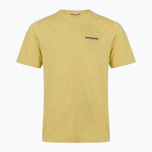 Men's T-shirt Patagonia Capilene Cool Daily Boardshort Logo limestone yellow - light limestone yellow x-dye