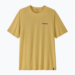 Men's T-shirt Patagonia Capilene Cool Daily Boardshort Logo limestone yellow - light limestone yellow x-dye