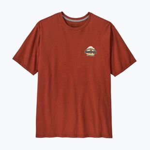 Men's T-shirt Patagonia Great Waves Responsibili-Tee rusty red