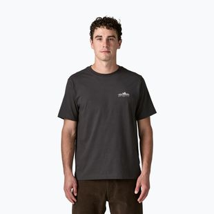 Men's T-shirt Patagonia Fitz Roy Foothills ink black