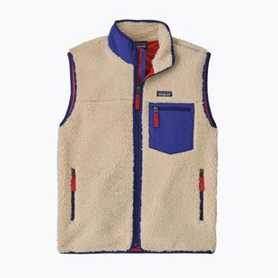 Men's gilet Patagonia Classic Retro-X dark natural w/cobalt blue