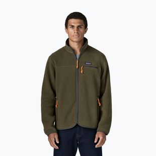 Men's fleece sweatshirt Patagonia Retro Pile basin green
