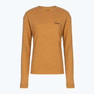 Women's longsleeve Patagonia P-6 Logo Responsibili-Tee LS dried mango