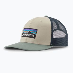 Baseball cap Patagonia P-6 Logo Trucker Hat pumice