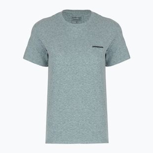 Women's T-shirt Patagonia P-6 Logo Responsibili-Tee blue sage