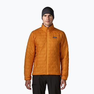 Men's insulated jacket Patagonia Nano Puff autumn orange