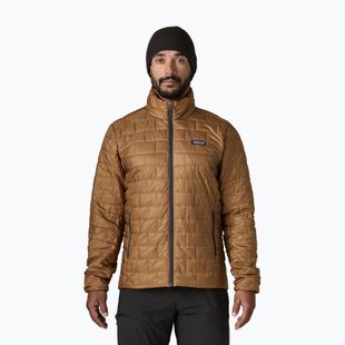 Men's insulated jacket Patagonia Nano Puff deer brown