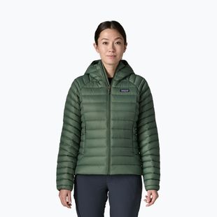 Women's down jacket Patagonia Down Sweater Hoody canopy green