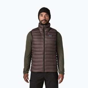 Men's gilet Patagonia Down Sweater den brown