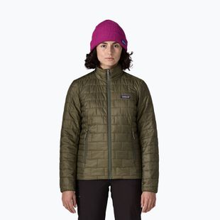 Women's insulated jacket Patagonia Nano Puff basin green