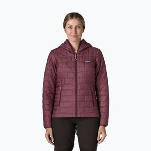 Women's insulated jacket Patagonia Nano Puff Hoody berry fig