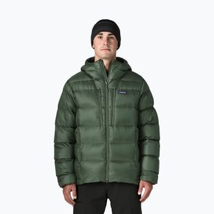 Men's down jacket Patagonia Fitz Roy Down Hoody canopy green