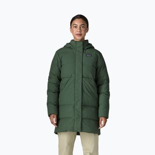 Women's down coat Patagonia Sisar Down Parka canopy green