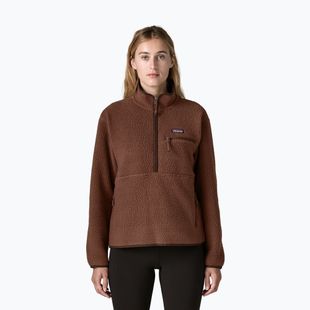 Women's fleece sweatshirt Patagonia Retro Pile Marsupial berm brown