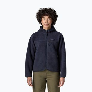 Women's fleece sweatshirt Patagonia Retro Pile Hoody sunken blue
