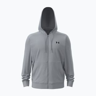 Men's sweatshirt Under Armour Flex Fleece Full Zip mod gray/black