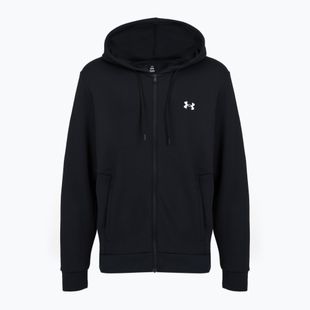 Men's sweatshirt Under Armour Flex Fleece Full Zip black/white