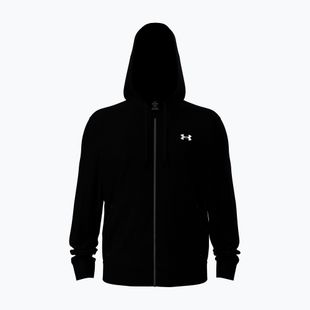 Men's sweatshirt Under Armour Flex Fleece Full Zip black/white
