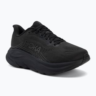 Women's running sweatshirt HOKA Clifton 11 Wide black/black