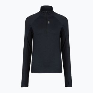 Women's running sweatshirt HOKA Skyform Half Zip black heather