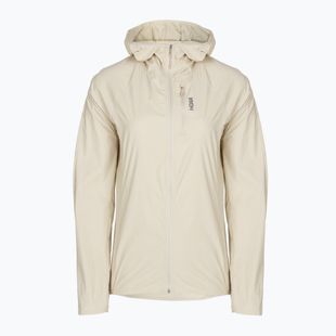 Women's running jacket HOKA Skyflow Wind Jacket oat milk