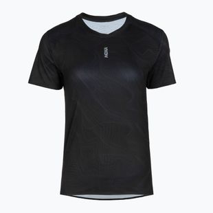 Women's running shirt HOKA EveryRun CLF PRT black/squid ink