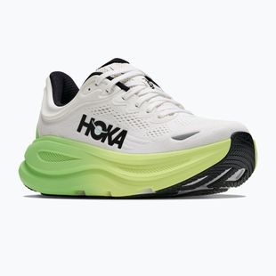 Women's running shoes HOKA Bondi 9 white/tart apple