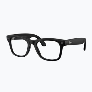 Glasses with a camera Ray-Ban Meta Wayfarer matte black/trs g.green