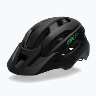 Children's bike helmet Giro Fixture II MIPS matte black/vivid green