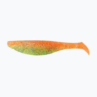 Rubber lures Relax Hoof 5 Laminated 3 pcs orange-silver glitter chartreuse-multi glitter BLS5-L