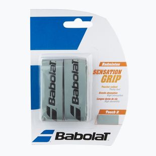 Babolat Grip Sensation badminton racket wraps 2 pcs silver