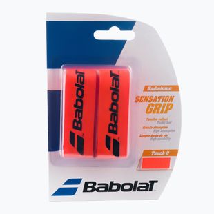 Babolat bad.Grip Sensation badminton racket wraps 2 pcs red 154941