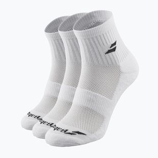 Babolat Quarter 3 Pack socks white/white