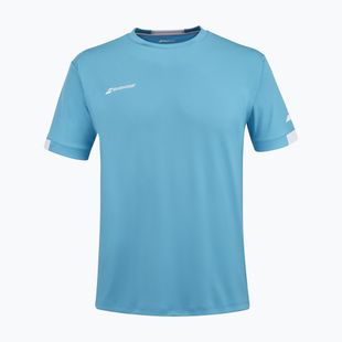 Babolat Play Crew Neck Jr children's t-shirt cyan blue