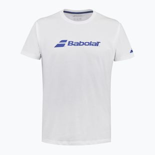 Children's Babolat Exercise T-shirt Jr white/white