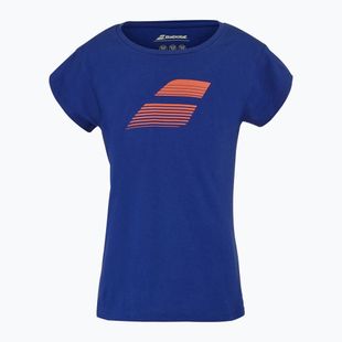 Babolat Exercise Cotton Jr children's t-shirt sodalite blue