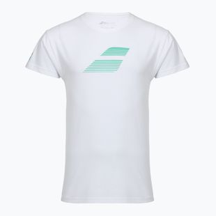 Babolat men's Exercise Big Flag t-shirt white/white