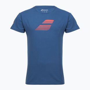 Babolat men's Exercise Big Flag t-shirt dark blue