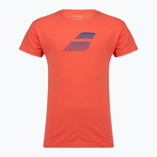 Babolat men's Exercise Big Flag t-shirt hot coral